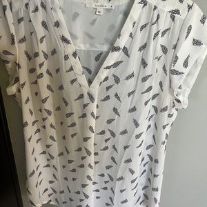 Fun2Fun Lillian V Neck Blouse